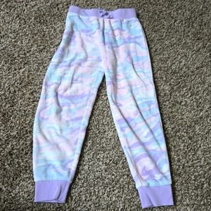 *3/$20 Juicy Couture Girl Velour Multi Purple Jogger Sweatpants